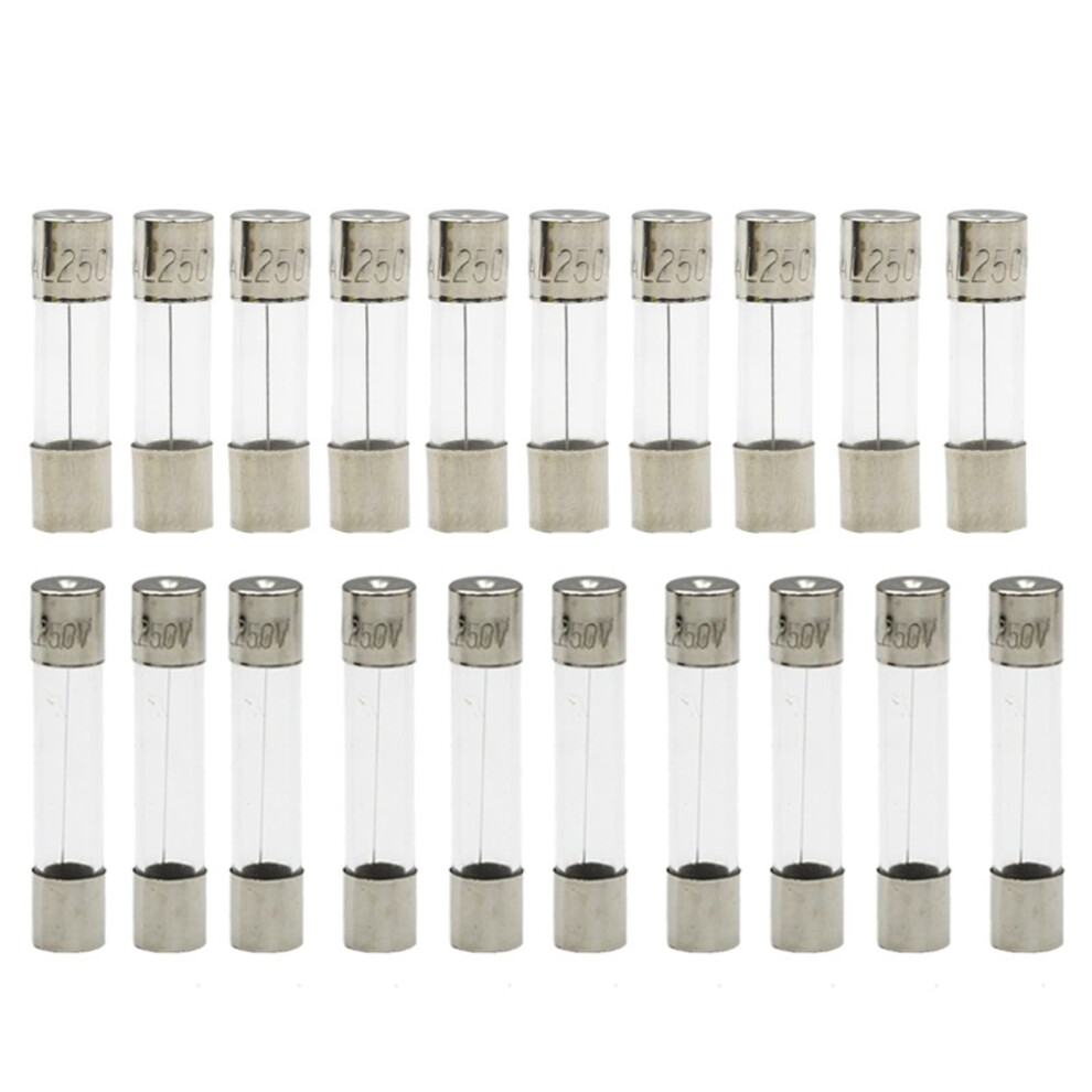 5X20mm 6X30mm Fast Blow Glass Tube Fuses 250V 0.5A To 30A Amp Specifications For Electrical Applications 6482260946511
