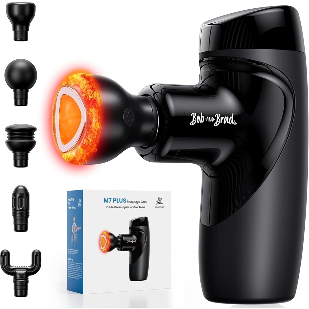 Mini Massage Gun with Heat Therapy M7 Plus for Pain Relief &Muscle Recovery Gift