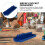 Compacte Blauw PP Socket Holder Voor Thuis Gereedschap 9
