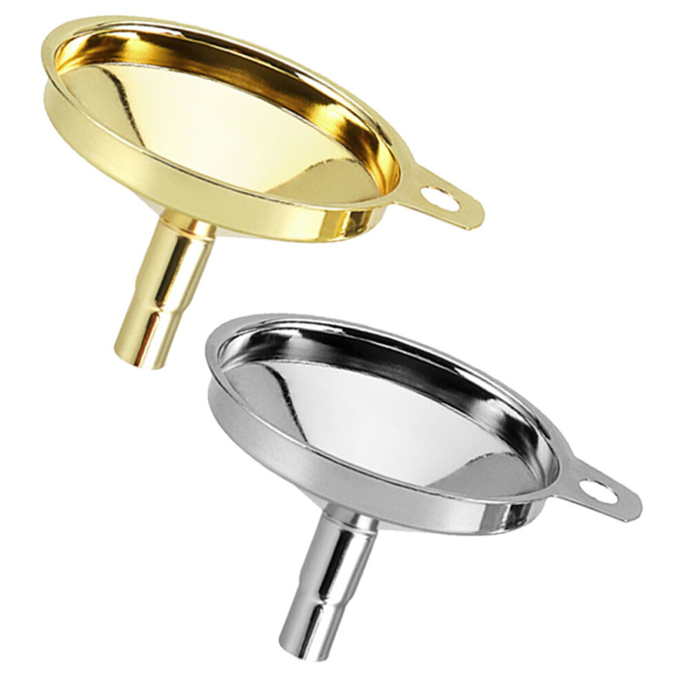 2 Stuks Roestvrijstalen Kleine Trechter Multifunctionele Jam-image