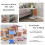 Mobile Bedside Table with Brake - Multifunctional Small Square Coffee Table for Bedroom - 65cm Height, Compact Design 2