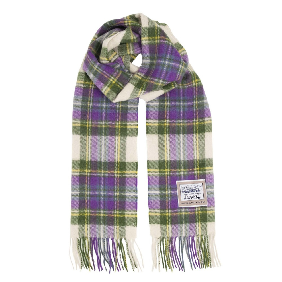 Heritage Traditions - Heather Tartan Woollen Scarf Not,Specified