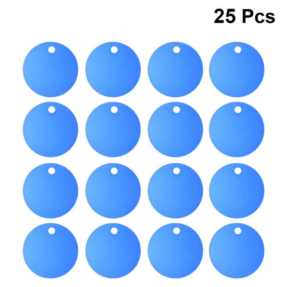 16 Stks Tag Aluminium Zilveren Sieraden-image