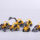6St Gele Graafmachine Decoratie Plastic Duurzaam Feest Decor 3