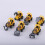 6St Gele Graafmachine Decoratie Plastic Duurzaam Feest Decor 6