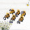 6St Gele Graafmachine Decoratie Plastic Duurzaam Feest Decor 2