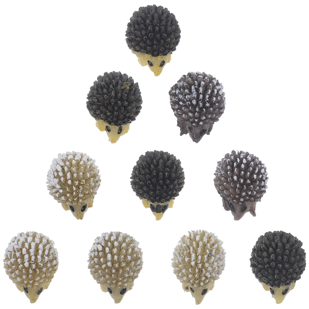 10Pcs Miniature Hedgehog Landscape Garden Decoration Ornaments-image