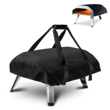 Gas Pizza Oven Cover for Ooni Koda 12, Waterproof 600D Oxford Fabric, Outdoor Pizza Oven Accessories, 25.2 x 16.5 x 6.7 Inches
