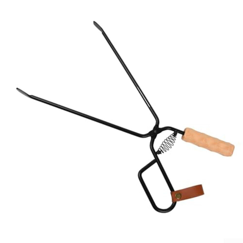 Grill Tongs for Outdoor Use, 47 cm Carbon Steel, Charcoal Tongs for Campfire and BBQ Cooking-image-OPC-PJXSJMJ-NEW