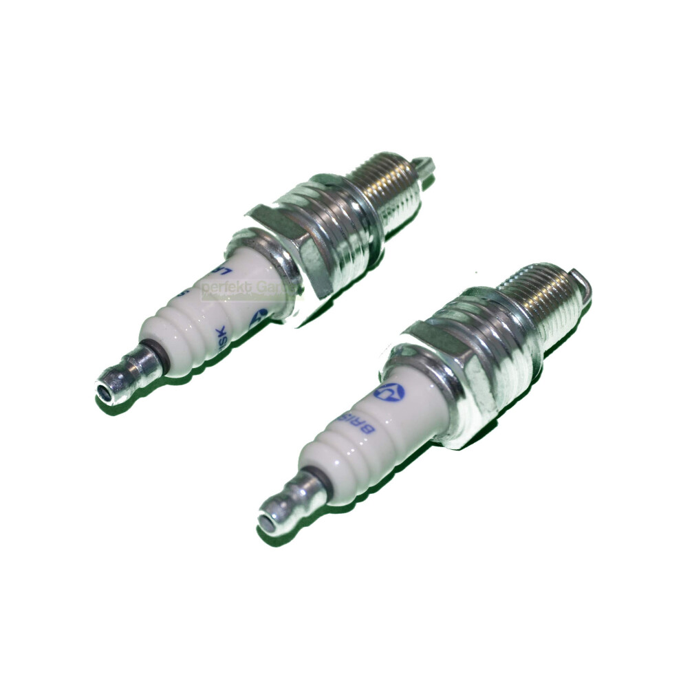 Spark Plug 2 Pack Compatible With Brast Brb-Rm-16100 Arebos Ar-He-Rm196 Lawnmower Replacement Parts 6947110444826
