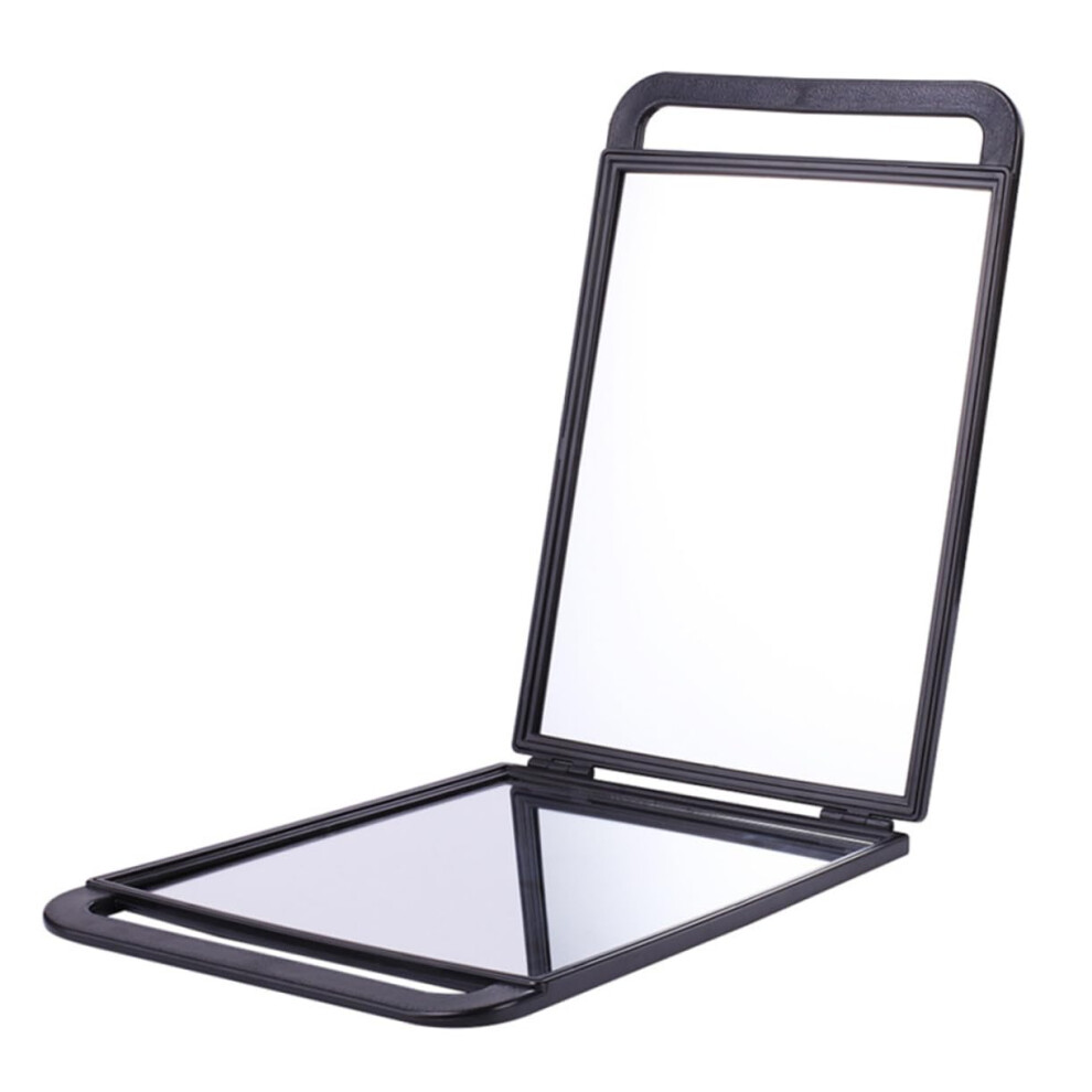 Double-Sided Makeup Mirror Hair Styling Rectangular Vanity Mirror 10x Magnification with LED Light
