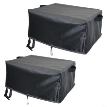Gas Pizza Oven Cover Waterproof 420D Oxford Fabric 62x62x28cm Windproof Design with Adjustable Straps for Cozze 90347