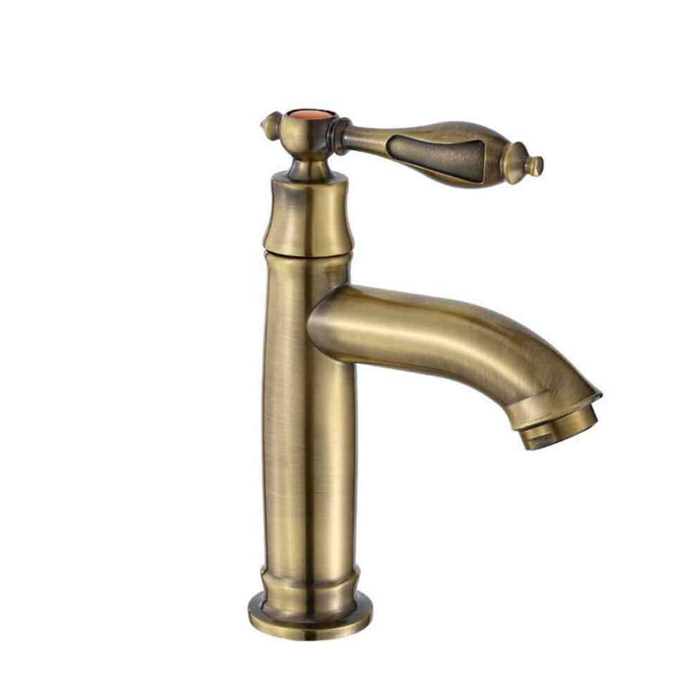 Single Handle Brass Cold Water Tap for Bathroom Sink - Vintage Style, Durable Material, Easy Installation-image-OPC-PJXSKP2-NEW