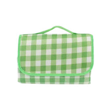 Multifunctional Outdoor Mat, Waterproof Picnic Blanket, Foldable Sand Mat, Extra Large, Non-Toxic, Green Yellow Red, Medium Green