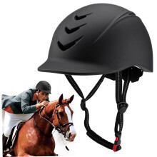 Adult Riding Helmet Adjustable Size 58-62 cm with Soft Padding for Comfort Equestrian Riding Hats