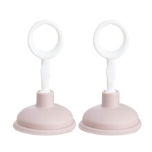 2Stk Sanitär Rohrreiniger Pink, Robustes Saugwerkzeug Für Toilette