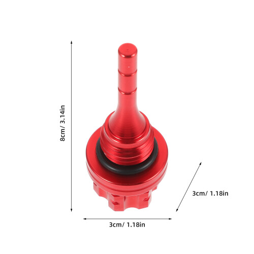 Mlins Ölrohr Ersatz Für Motor Ölniveau Roller Rot 1