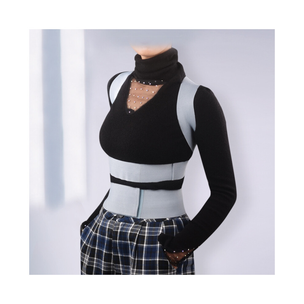 Invisible sitting posture, back hunchback stretch correction device, posture, chest and body beauty correction belt