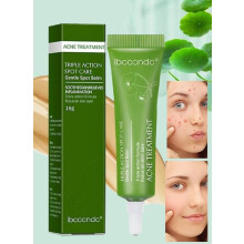 Triple Action Spot Care Acne Cream 15g | Herbal Acne Gel Balm Reduce the Appearance of Pimples & Other Blemishes | Clear Glass Skin