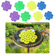 Bee Drinkers for the Garden - 8 Floating Bee Islands, Butterfly Watering Station, Durable Plastic Feeding Bath
