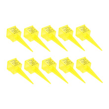 4 Pcs Rain Gauge Garden Tools Water Meter Plant Rain Collector Plastic Yellow 10 Pack Garden Measurement Device