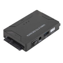 USB 3.0 zu SATA / IDE Festplattenadapter-Kit 2,5''/3,5'' Schwarz