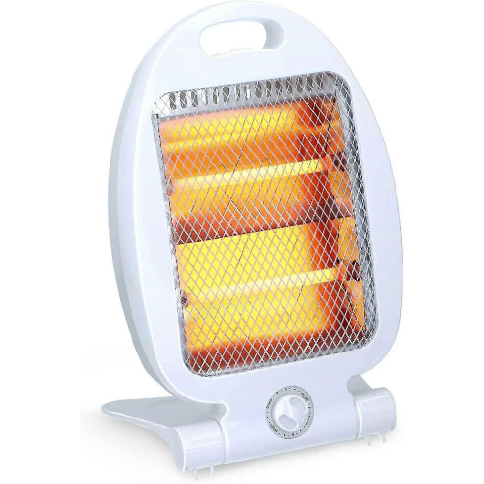 Infrared Quartz Heater, Portable Quartz Space Heater Small Quiet Heater For Home Office With 2 Heat Settings