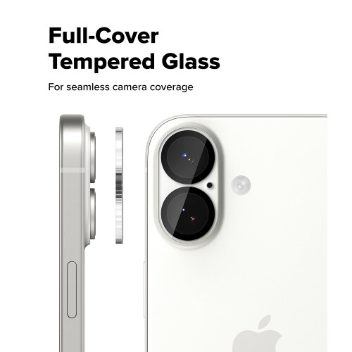 Vidro de câmera compatível com protetor de lente de câmera do iPhone 17 [pacote com 2] [proteção multicamadas] Vidro temperado transparente 2