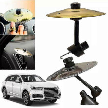 (2 Stück) Car Crash Cymbal 2025, Cars Drum Cymbal Air Vent, machen Sie Ihr Fahren lustiger