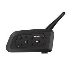 Casco de motocicleta Interphone V6 Plus con Bluetooth y sistema de comunicación con alcance de 1500 m