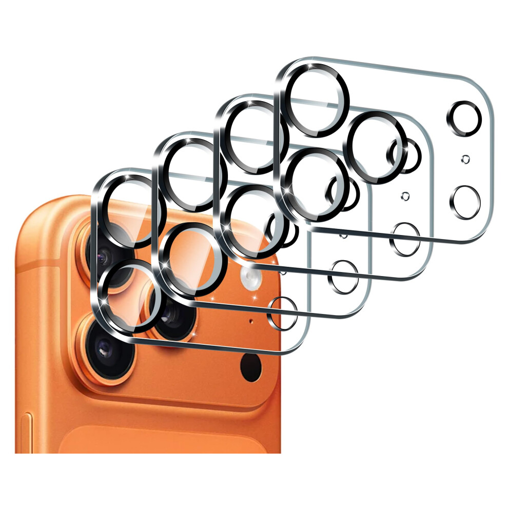 Camera Lens Protector Compatible With Iphone 17 Pro - 4 Pack Hd Clear Anti-Scratch Lens Tempered Glass 6477056414923