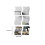 6PCS 3D Wave Mirror Wall Sticker Self Adhesive 2