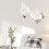 6PCS 3D Wave Mirror Wall Sticker Self Adhesive 3