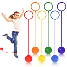 6 Pieces Jumping Ball Set for Children, Bouncy Ankle Jump Ring Balls for Skill Games, Exercise for Kids and Adults