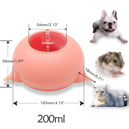 Pet Silicone Doggie Cat Feeder 3 Nipples for 1