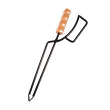 Fire Tongs for Grill and Winter Fire, Grill Charcoal Poker Tool Stainless Steel, Camping Fire Tongs 90 cm