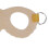 Artificial Leather Hamster Harness & Leash Set, Yellow, S/M/L 6