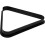Billiard Triangle 38mm Pool Accessory Black PVC Special Size for Standard Pool Tables 3