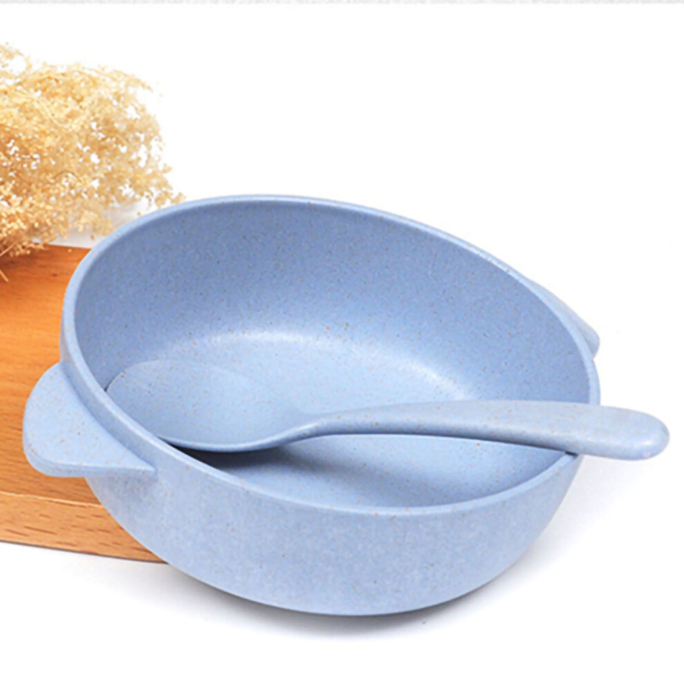 Children Wheat Straw Bowl Household Baby Toddler