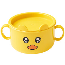 Children Tableware PP Cute Cartoon Duck Pattern