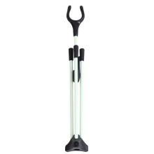 Recurve Bow Stand Holder - Lightweight Fiberglass Bow Rack for Recurve and Longbow Takedown - Portable White Bow Hanger