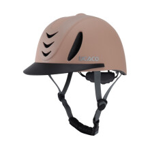 Riding Helmet with Removable Liner Lightweight Adjustable Breathable Khaki Equestrian Hat