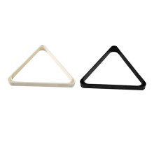 Billard Rack Triangle 2 Pieces Pool Cue Ball Holder Plastic Diamond Style Random Color