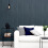 Arthouse Blue Panel Wallpaper Wooden Plank Effect Smooth Finish Feature Wall 1