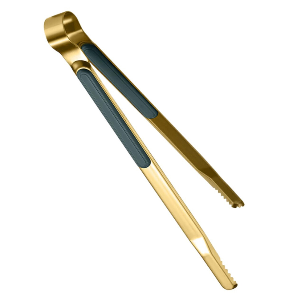 Stainless Steel Grill Tongs Set of 2 with Comfortable Grip, Heavy-Duty Heat Resistant BBQ Clips, Portable Design-image-OPC-PJXVBBP-NEW