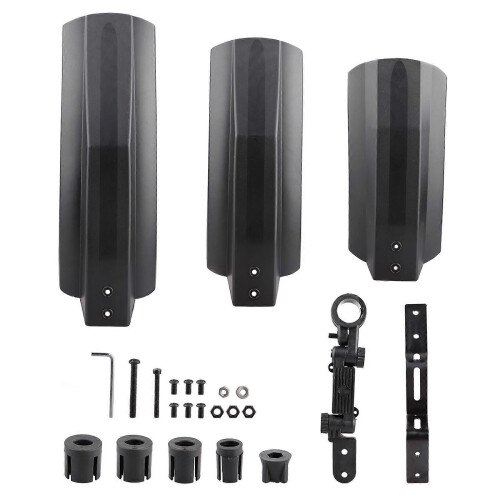 2Pcs MTB Fat Bike Mudguards - Quick Release Front & Rear Set