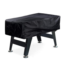 Table Football Table Cover 420D Oxford Durable Foldable Rectangle Billiard Table Protector Black Furniture Cover
