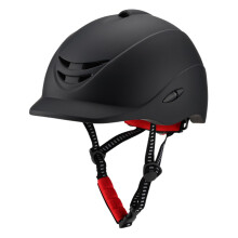 Riding Helmet with Shock-Proof Design, Removable Liner, Adjustable Chin Strap for Cycling and Equestrian Use, PC Material