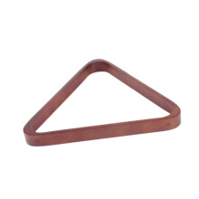 Wood Billiard Ball Rack Triangle Holder for Snooker Pool Table Equipment Brown, Durable Wooden Construction