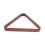 Billiard Ball Rack Triangle, Snooker Ball Holder for Training, Brown Pool Table Accessory, Durable Positioning Frame 1